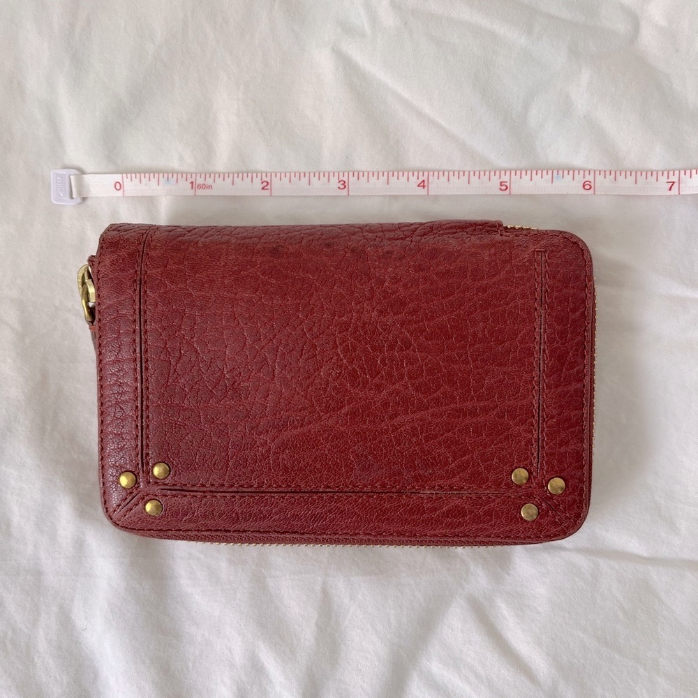 Jerome Dreyfuss Red Leather Wallet